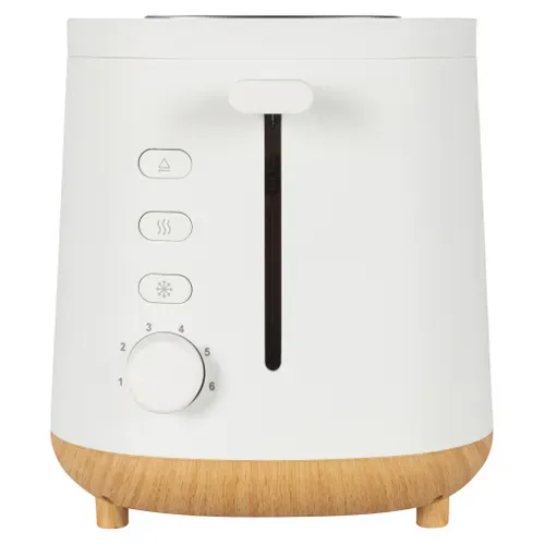 Grille pain SIGNATURE T3226 Wood blanc vue de derrière