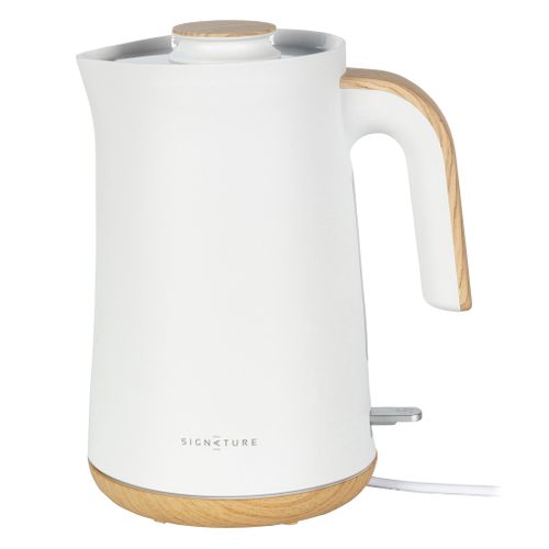 Bouilloire SIGNATURE WK8535AE Wood blanc vue de face