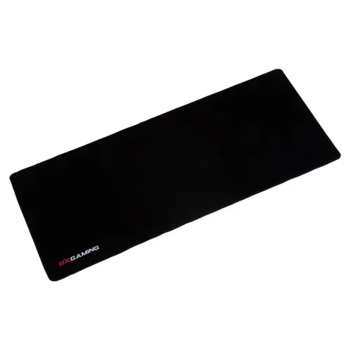 Tapis souris pour bureau gamer ARIAN 115x50 cm noir vue 3/4