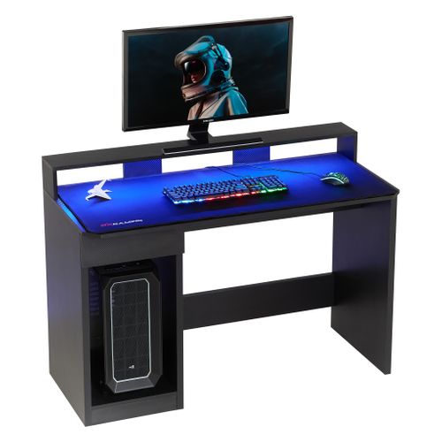 Tapis souris pour bureau gamer ARIAN 115x50 cm noir