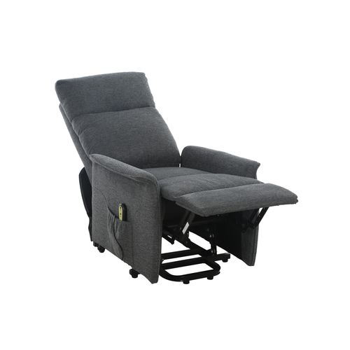 Fauteuil relax releveur électrique FRANCOIS tissu gris