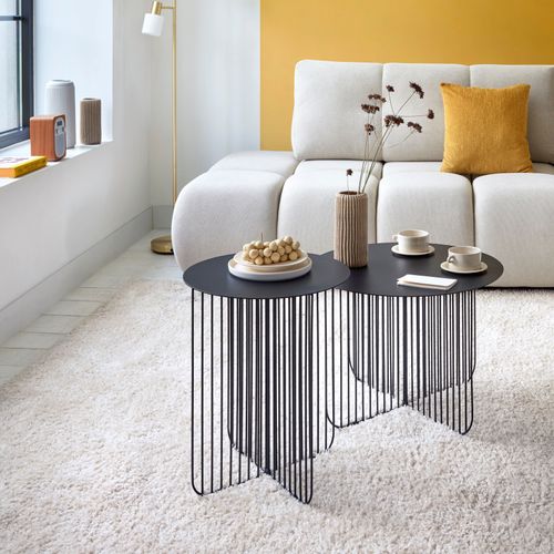 Table basse noire INES Noir vue d'ambiance 1