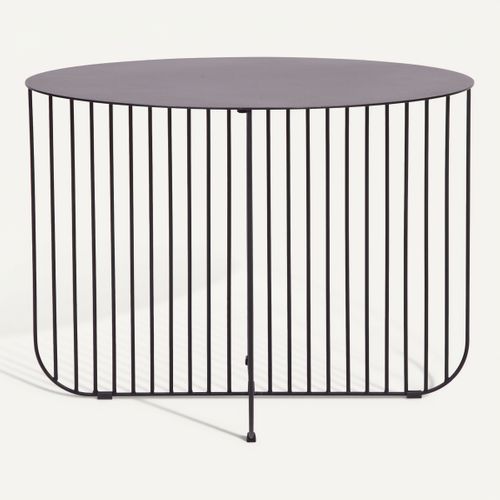 Table basse noire INES Noir vue de face