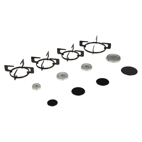 Table de cuisson gaz SIGNATURE STGV4N 4 foyers Noir