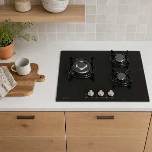 Table de cuisson gaz SIGNATURE STG3VFN 3 foyers vue d'ambiance 1