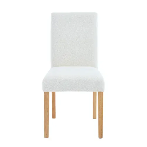 Chaise EVE Ecru vue de face