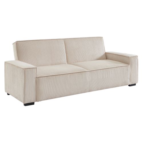 Banquette 3 places JILL tissu beige