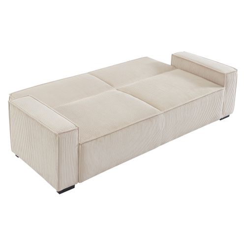 Banquette 3 places JILL tissu beige