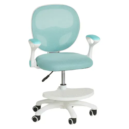 Chaise dactylo enfant JUSTINE bleu