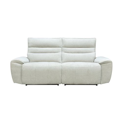 Canapé 3 places relax COME tissu grège vue de face