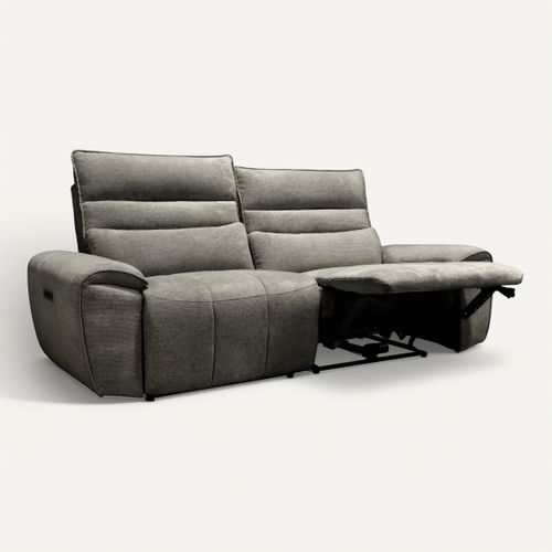 Canapé 3 places relax COME tissu anthracite