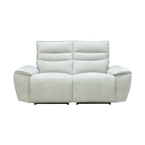 Canapé 2 places relax COME tissu grège