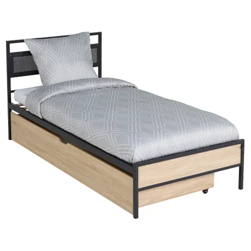 Tiroir de rangement OSKAR imitation chêne