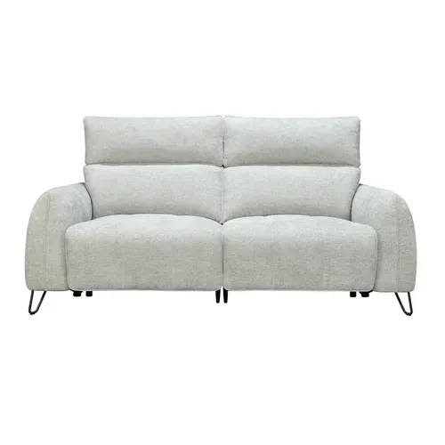 Canapé relax 3 places LYNA tissu grège