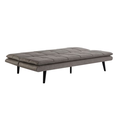 Banquette-lit clic-clac MAGGIE tissu gris