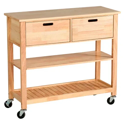 Desserte CLARA chêne vue 3/4