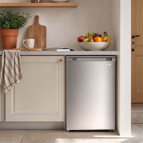 Réfrigérateur table top FAR RT1325X 128L Inox vue d'ambiance 1