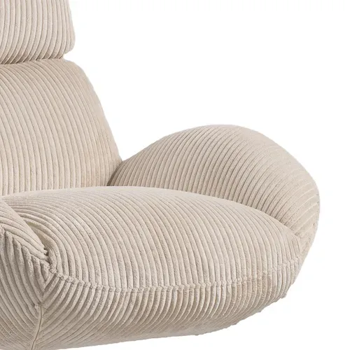 Fauteuil AMANDA tissu beige