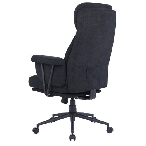 Fauteuil de bureau ELLIOT Noir vue de derrière