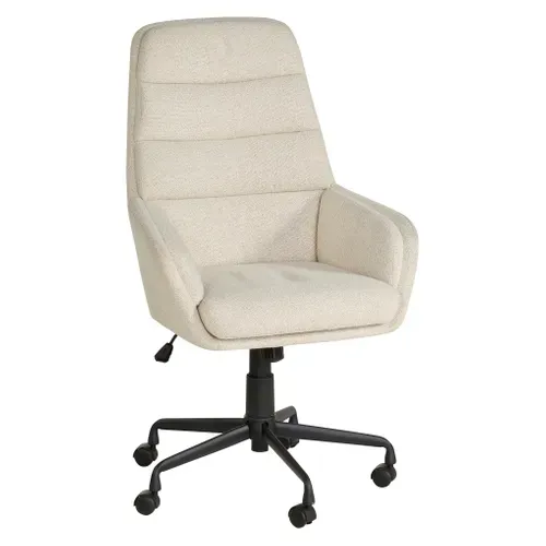 Fauteuil de bureau LIVIO Beige vue 3/4