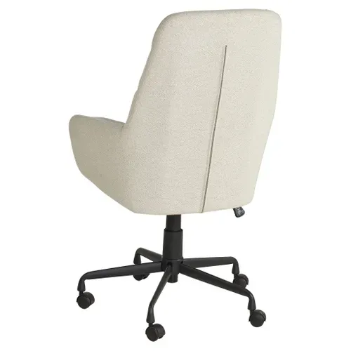 Fauteuil de bureau LIVIO Beige vue de derrière