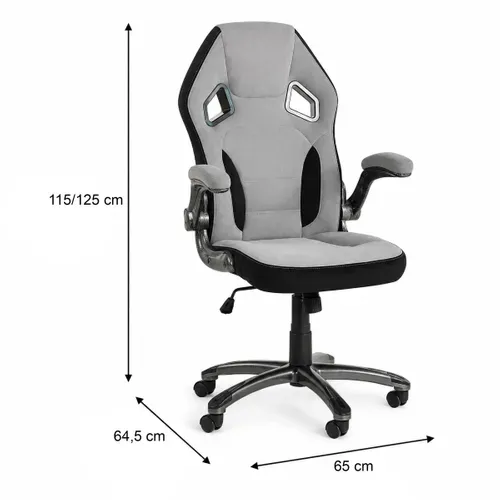 Fauteuil de bureau CARBON 2 Gris et noir