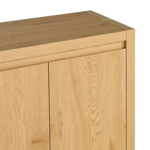 Buffet L. 170 MAVIN Imitation chêne vue détaillée