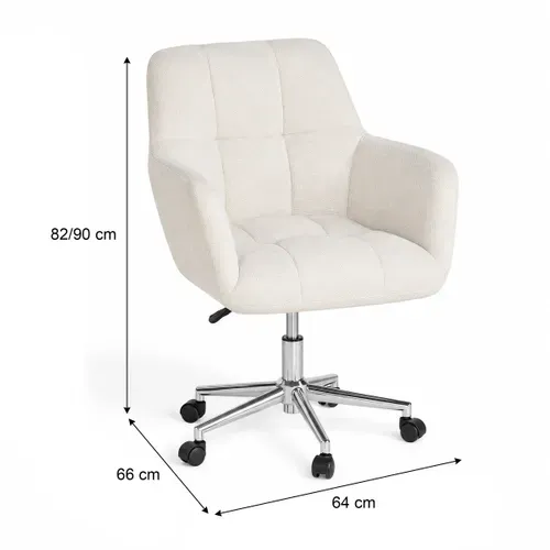 Fauteuil de bureau EDEN blanc