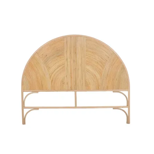 Tête de lit USMAN 2 en rotin vue de face