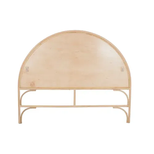 Tête de lit USMAN 2 en rotin vue de derrière