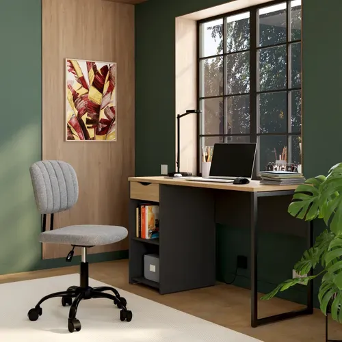 Chaise dactylo ROSA Gris