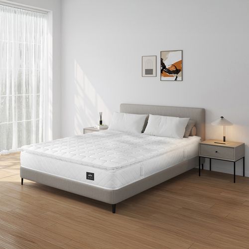 Matelas ressorts 140x190 cm avec 2 cm de mémoire de forme PERLE ép. 26 cm