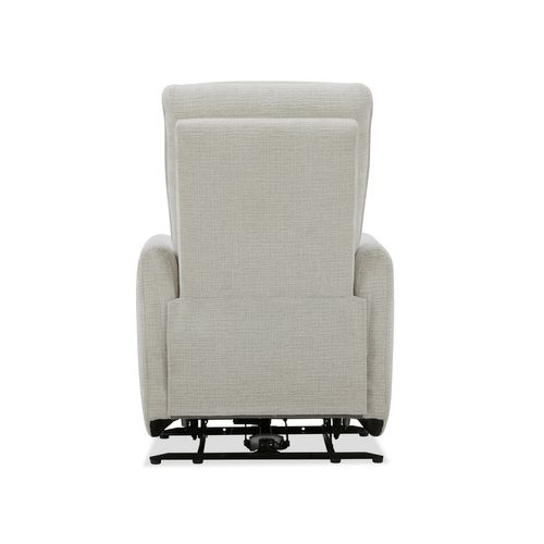 Fauteuil relax électrique KANSAS tissu beige vue de derrière