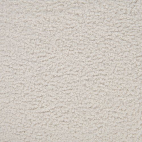 Canapé d'angle droit BULLE tissu bouclette crème vue détaillée