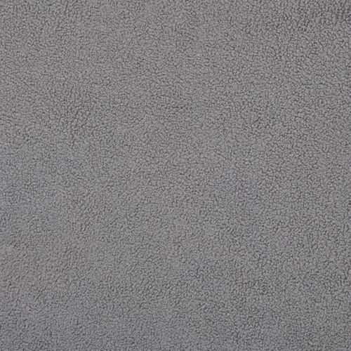 Canapé d'angle droit BULLE tissu bouclette gris vue détaillée