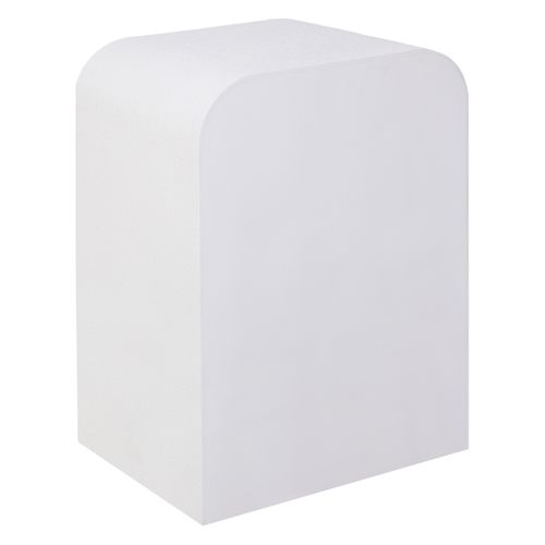 Chevet 2 niches H.55 cm NAXOS blanc texturé