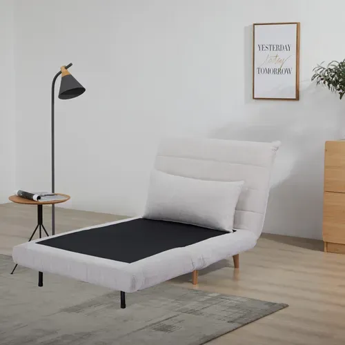 Fauteuil convertible IGLOO tissu beige