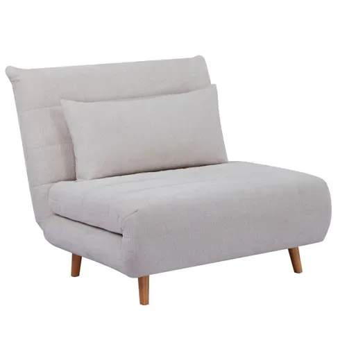 Fauteuil convertible IGLOO tissu beige