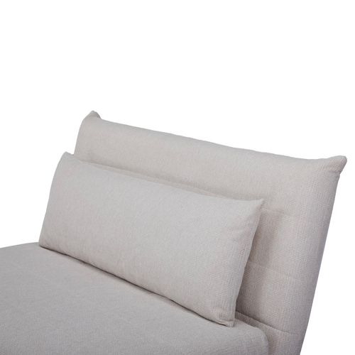 Canapé 2 places convertible IGLOO tissu beige vue détaillée
