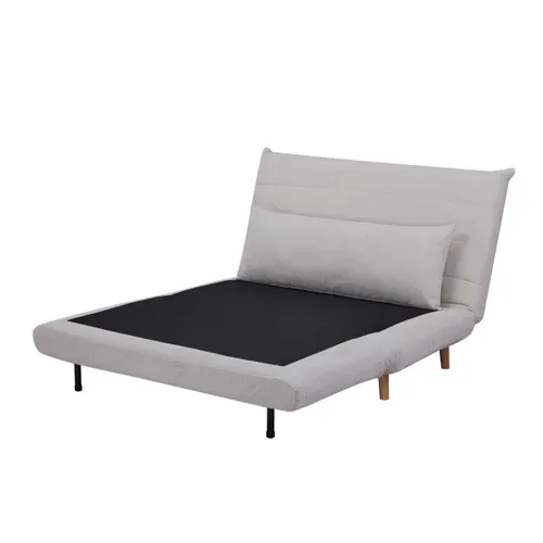 Canapé 2 places convertible IGLOO tissu beige