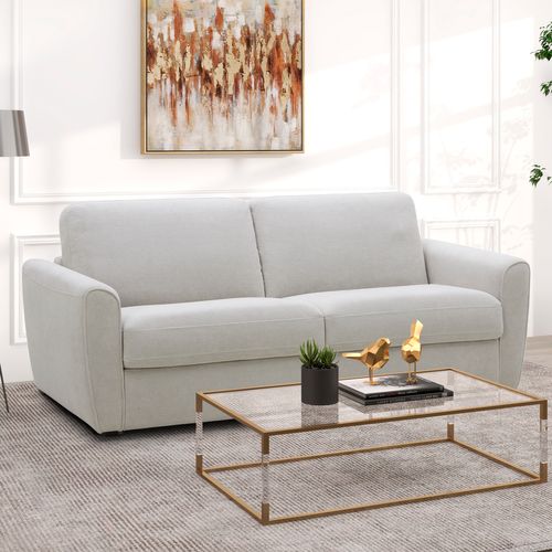 Canapé 3 places convertible NUNO tissu grège