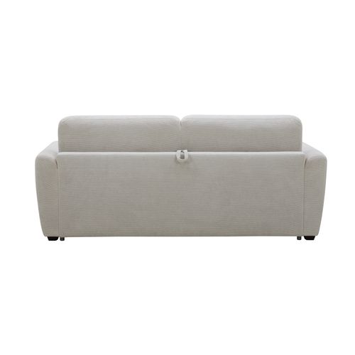 Canapé 3 places convertible NUNO tissu grège