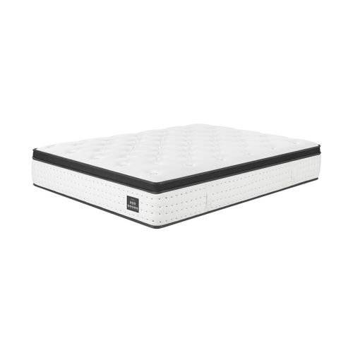 Matelas ressorts 140x190 cm avec 6 cm mémoire de forme NUVIA ép. 30 cm vue de profil