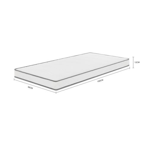 Matelas ressorts 90x190 cm MONI ép. 12 cm