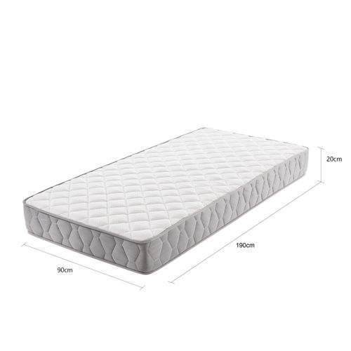 Matelas mousse 90x190 cm HIRO ép. 20 cm
