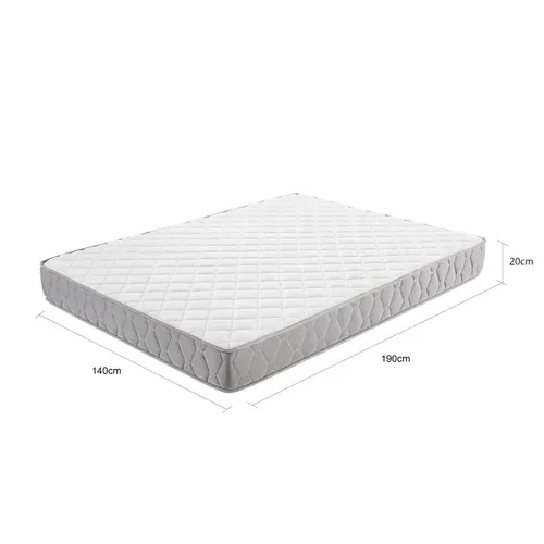 Matelas mousse 140x190 cm HIRO ép. 20 cm