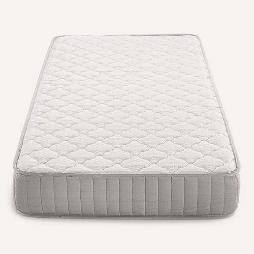 Matelas mousse 90x190 cm avec 2 cm mémoire de forme SOLANO ép. 20 cm vue de face