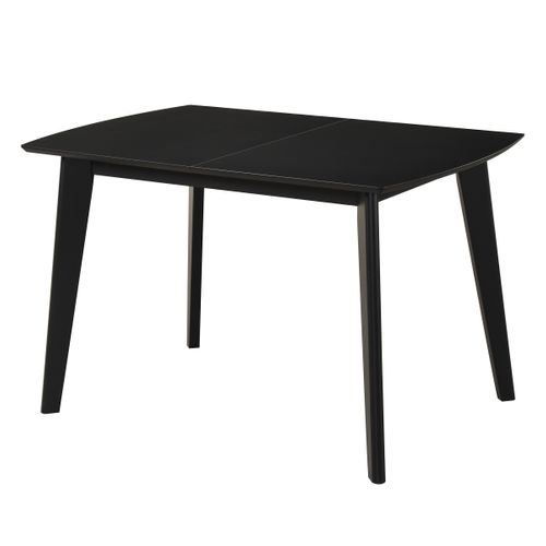 Table extensible L120-160 cm MALENA scandinave noir