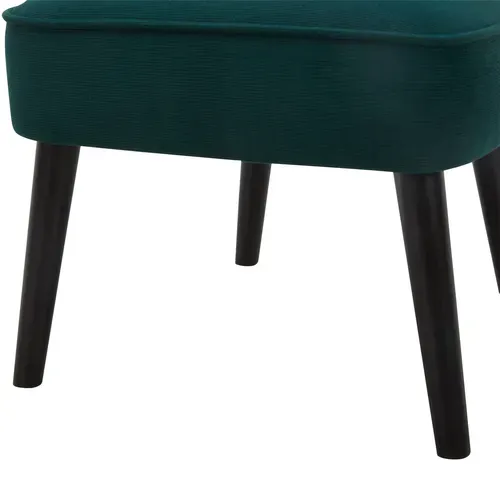 Fauteuil HARRY III tissu velours vert vue accessoires