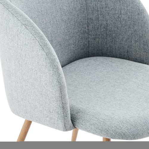 Fauteuil AUGUSTIN Gris clair vue accessoires